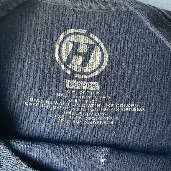 H Men’s Short Sleeve T-shirt size L, Blue, Life Liberty and The Pursuit Of Beer - Picture 6 of 7